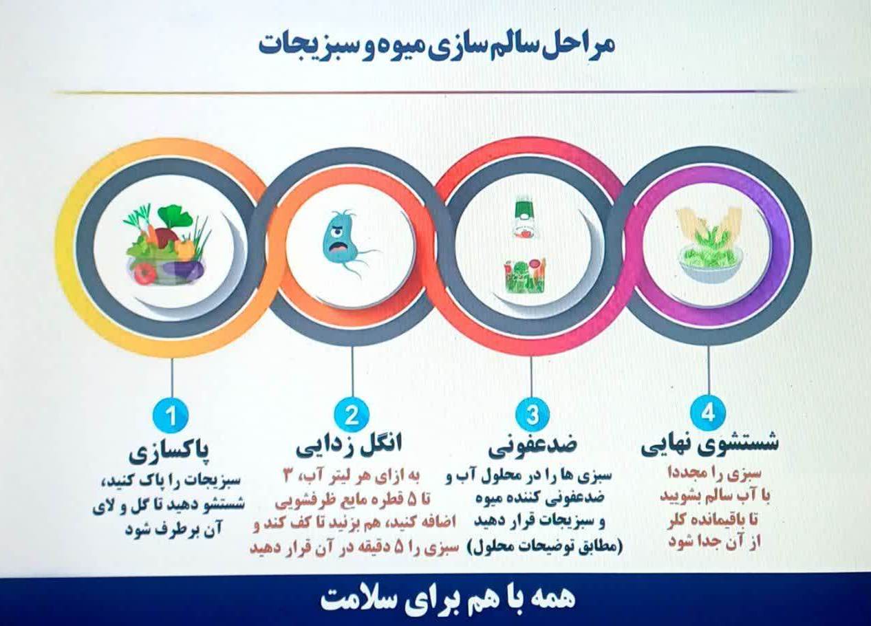 سالم سازی میوه و سبزیجات